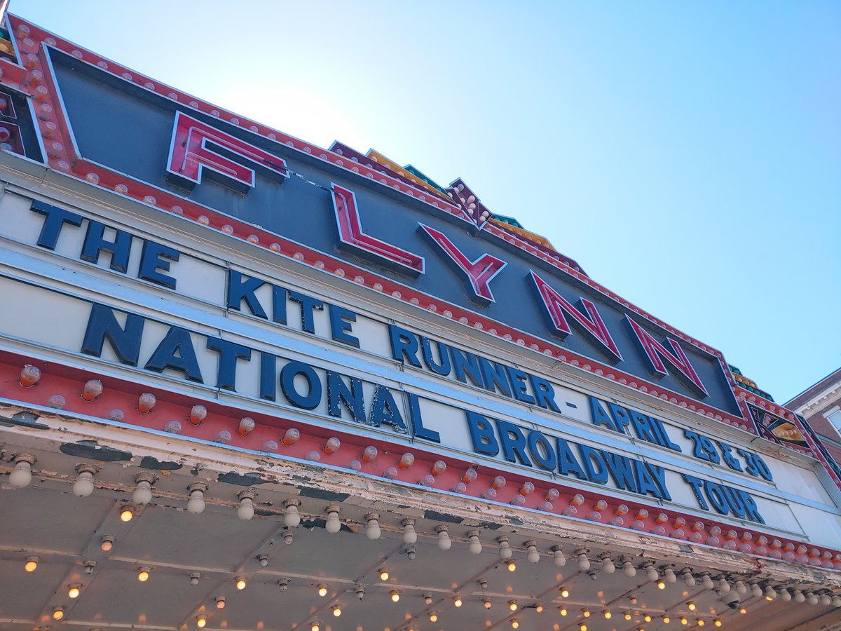 The National Tour of @kiterunnerbway soars into the Flynn one week from today, April 28 & 29 at 7:30 PM. Tickets are still available only at flynnvt.org/Events/2024/4/… Thanks to our Broadway series sponsor @MandT_Bank and venue sponsor Hanson and Doremus and Vermont Public