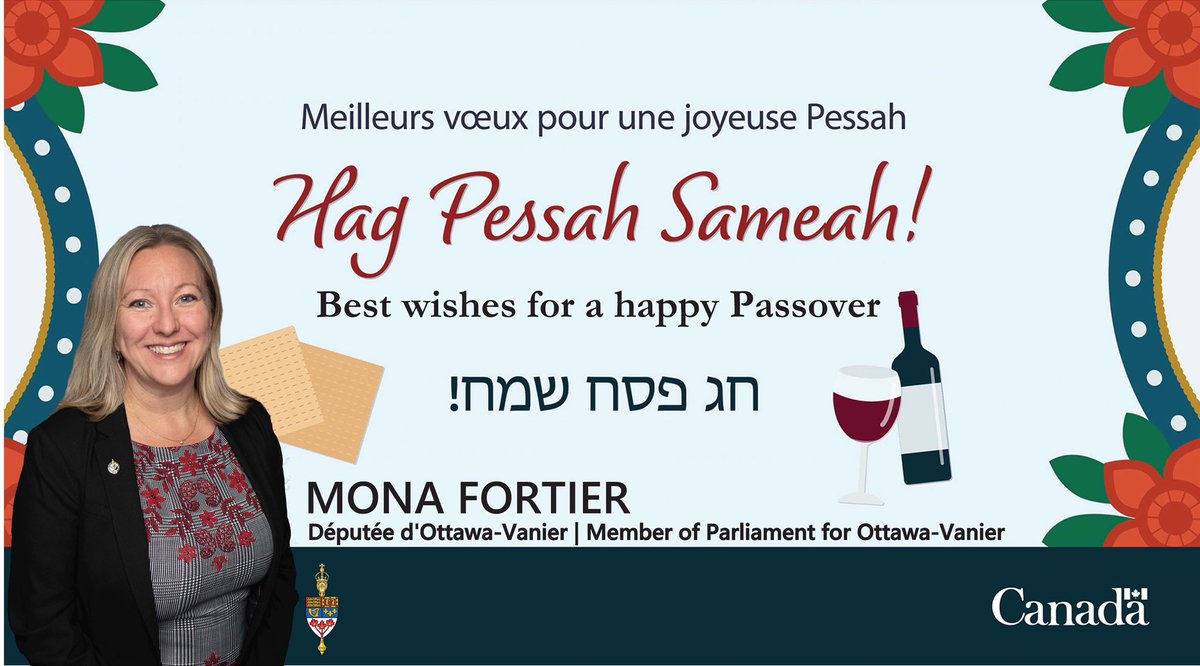 Happy Passover to the Jewish community! As families gather around the Seder table, we reflect on the Jewish community’s arduous journey from bondage to freedom, and we pray for a return to peace. Chat Pesach Sameach!