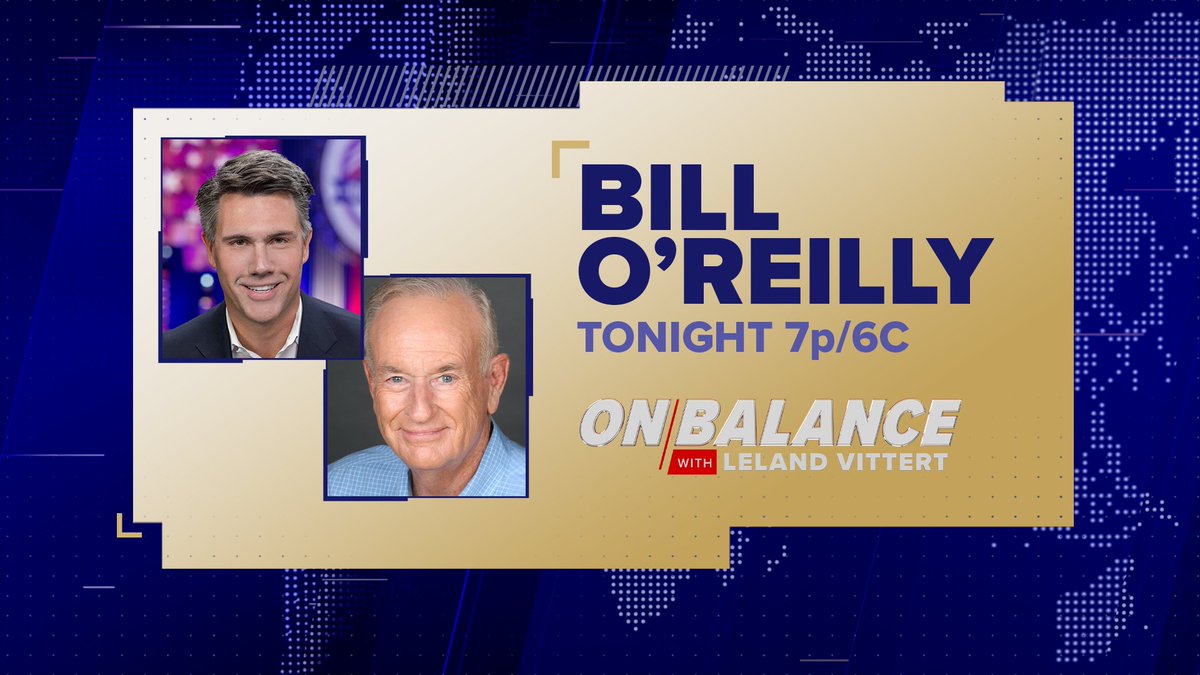 I'll be on #OnBalance tonight @ 7PM ET with host @LelandVittert on @NewsNation, tune in.