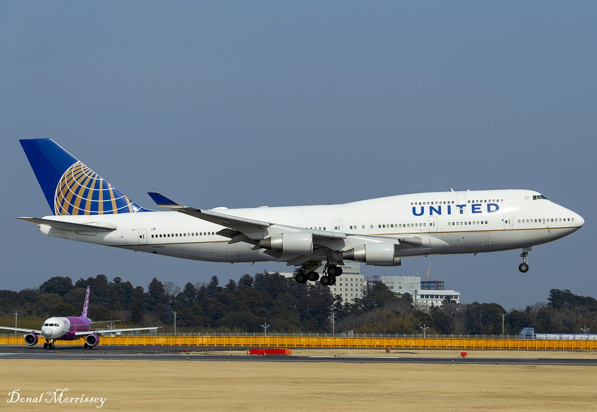 About to land at Narita Airport ,Tokyo @united 747-422 N118UA. (March 2017) #avgeek #aviation #airline #airtravel #boeing #UnitedAirlines #Tokyo #Japan #planespotting #realaircraft