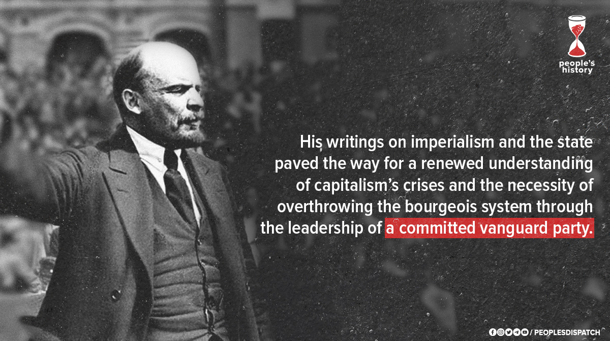 #PeoplesHistory | Today, we celebrate the 154th birthday of the great revolutionary leader and thinker who changed the course of world history. Join us in revisiting Lenin's immortal ideas and unwavering dedication to the cause of the global proletarian revolution.