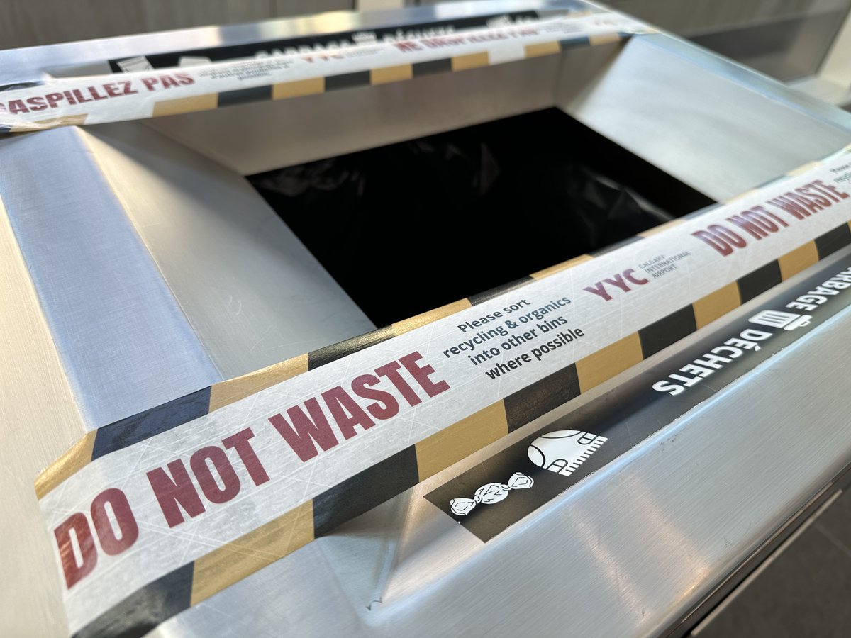 Friendly reminder that our garbage bins can be coffee-cup-free zones with your help! Coffee cups and lids are recyclable. Happy #earthday yycsustainability.com