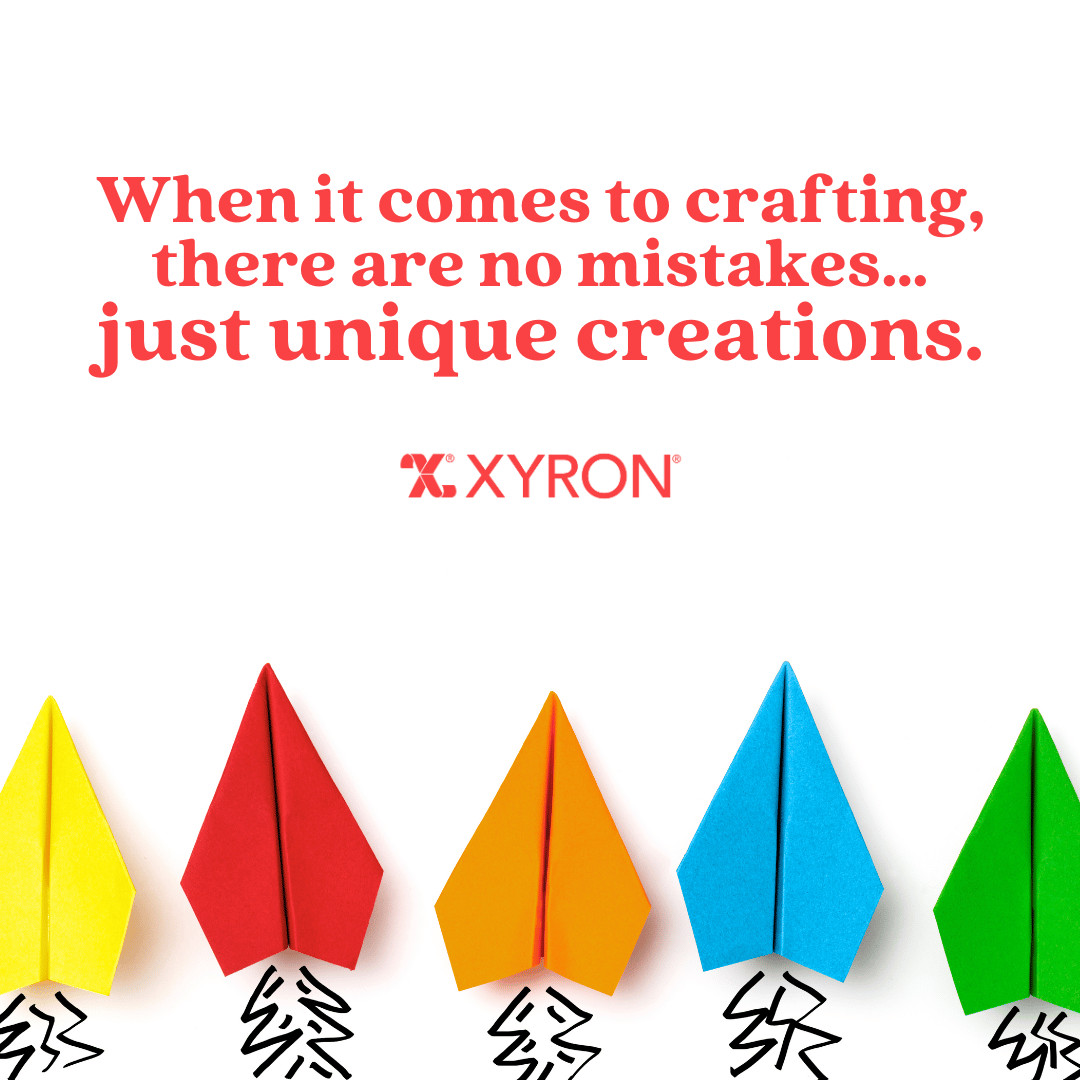 A quick reminder from us to you! 

#craftwithxyron #xyron #craft #crafting #crafted #diycraft #craftingtime
#craftproject #createwithxyron #xyronstickstogether