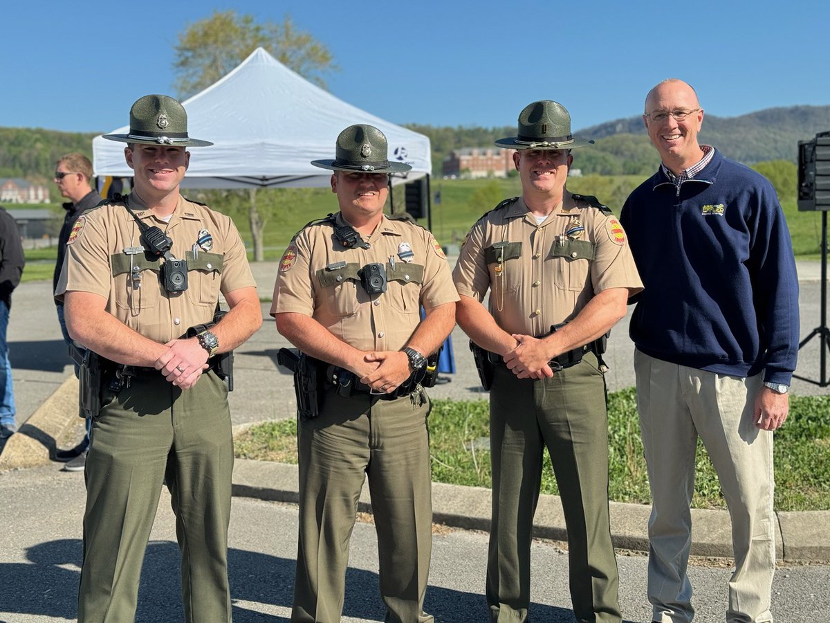 8th Judicial District Attorney Jared Effler held his office’s annual NCVRW walk today in Claiborne County. Lt. C. Moore, Trp. C. Poteet, and Trp. M. Freels were in attendance. General Effler makes it a priority to give crime victims a voice. #NationalCrimeVictimRightsWeek