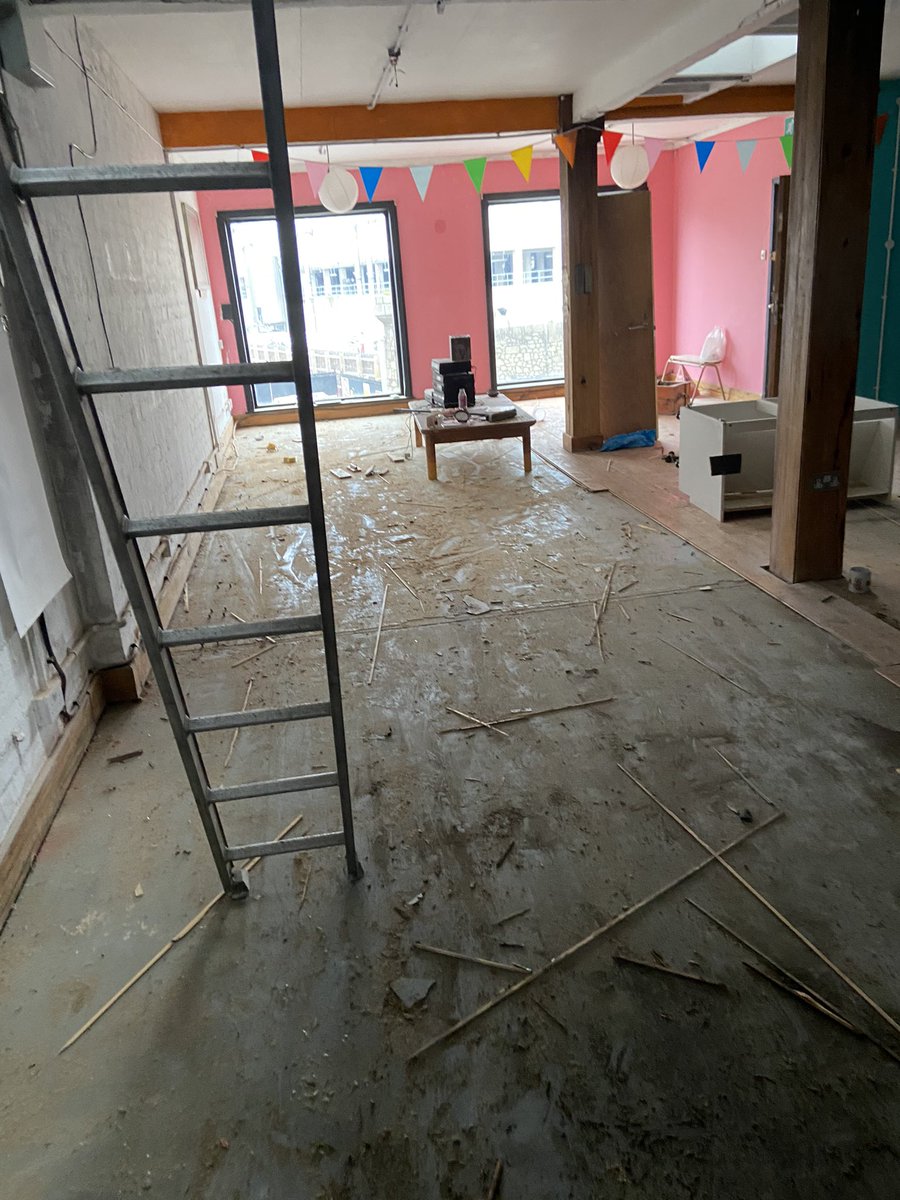 terracebarEFC's tweet image. Work started today on the rip out 
#efc #bramleymoore #NSNO #Everton