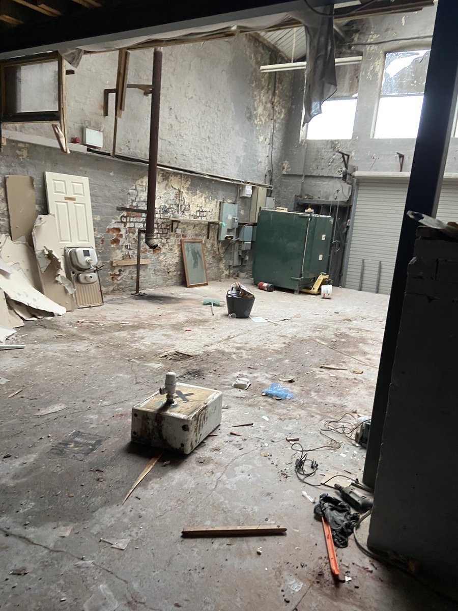 terracebarEFC's tweet image. Work started today on the rip out 
#efc #bramleymoore #NSNO #Everton