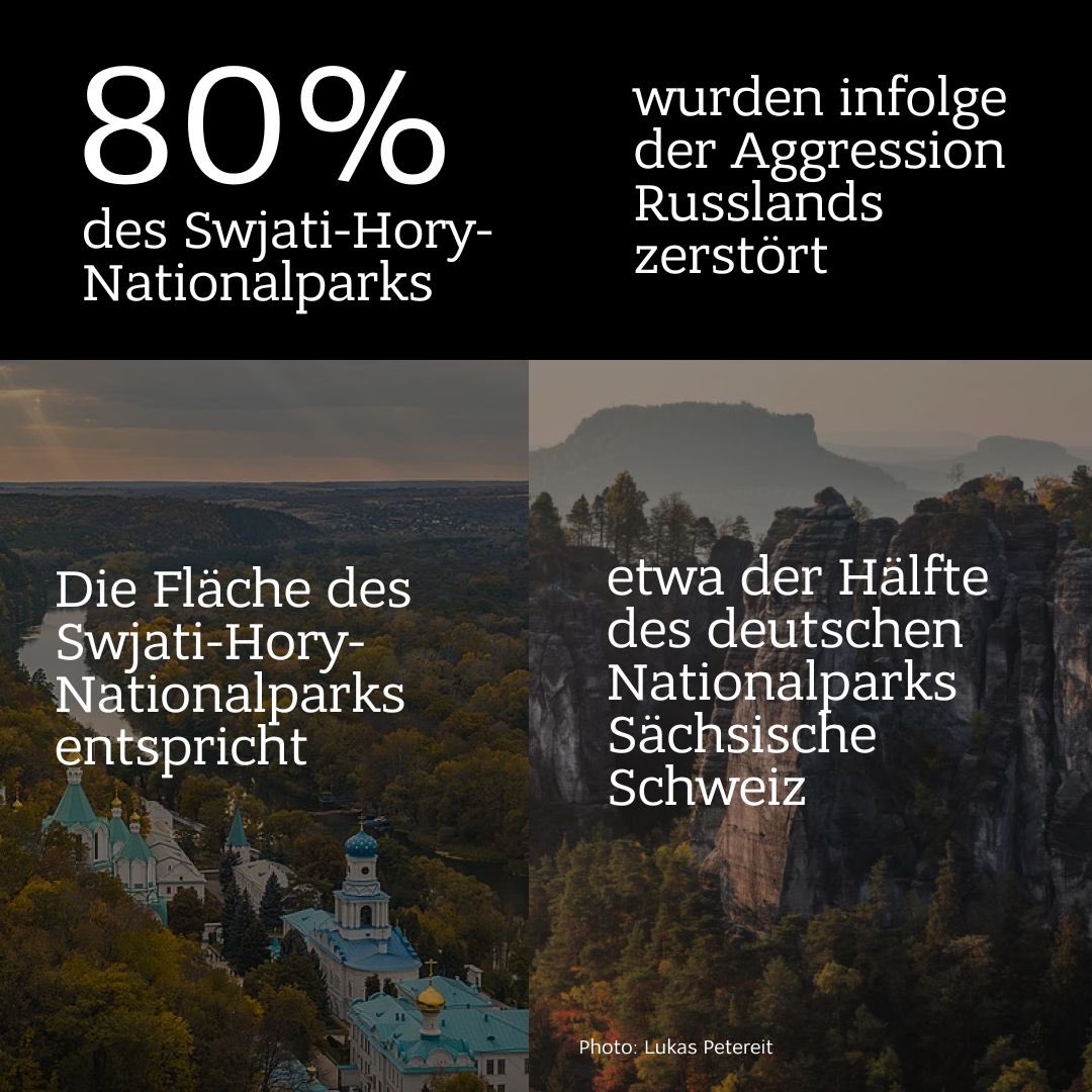 Makeiev's tweet image. Der russische Angriffskrieg ist auch ein Angriff auf die Natur. 

20% der Naturschutzgebiete der Ukraine sind unter russischer Besatzung oder in der Kampfzone.

Und die russischen Besatzer sind alles andere als ein Verein junger Naturschützer.

#StopEcocideUkraine #TagderErde