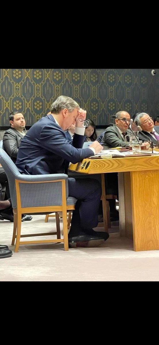 He cannot look at victims in their eyes sitting close to him because he was part of the Serbian regime who committed genocide in Bosnia and Kosovo.

#unsc #un #newyork #vucic