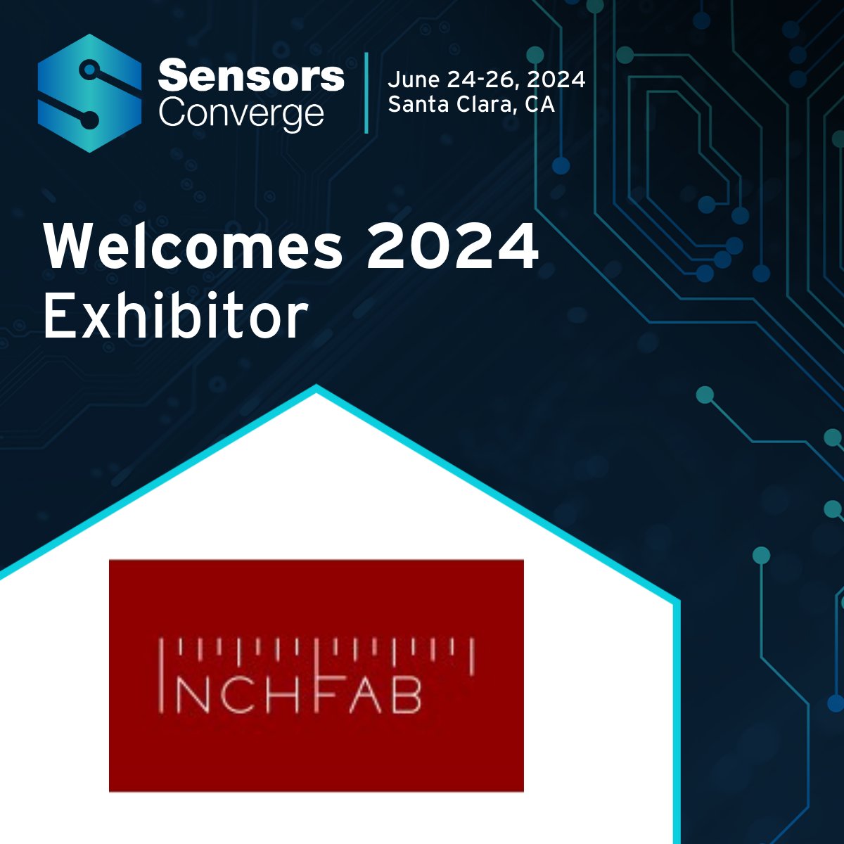 Welcome InchFab to #SensorsConverge! InchFab offers a low cost and fast cycle time microfab service solution designed for today's microfabricated technologies. Learn more: inchfab.com Register and join us: June 24-26 in Santa Clara sensorsconverge.com/sensorsconverg… #sensors