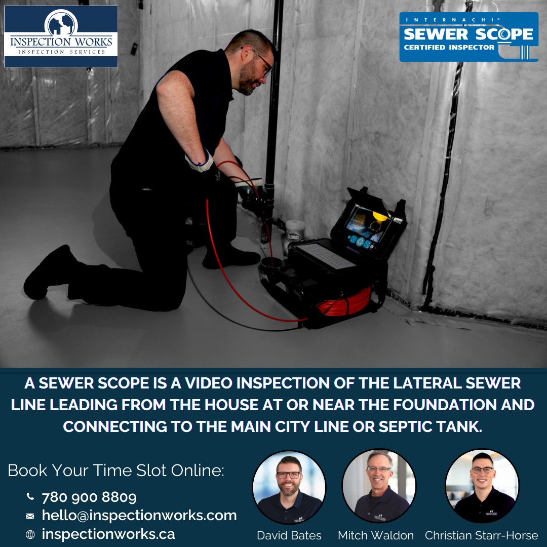 InspWorks's tweet image. A sewer scope is a camera inspection that reveals the condition of your lateral sewer line, preventing future headaches. Is a sewer scope inspection right for you? #homownership #sewerscope #preventivemaintenance #avoidproblems #plumbingtips #homeimprovement #peaceofmind