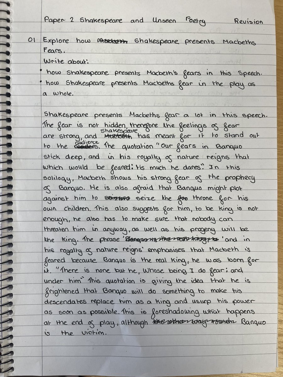 InvestedEdu's tweet photo. • Revision •

We are so proud of the work one of our Y11 pupils has produced at home. 

This commitment to achieving in their upcoming GCSEs is superb! 

⭐️ https://t.co/LkpEpsd4g7