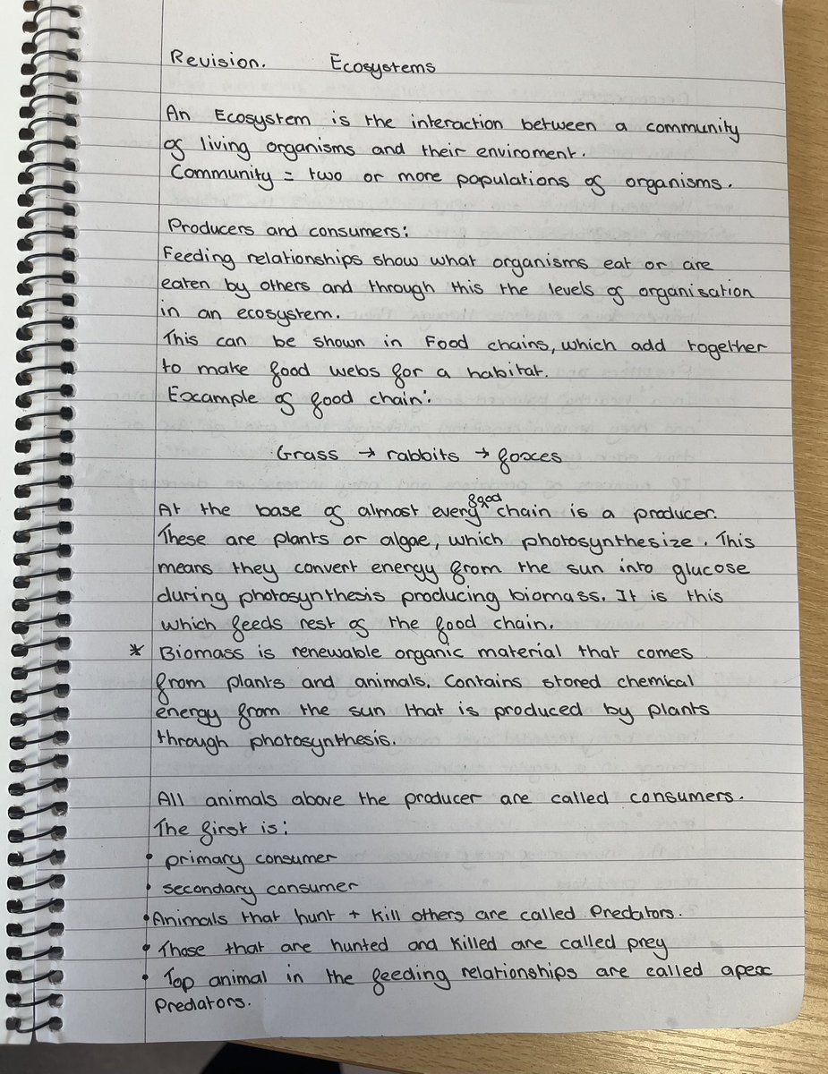InvestedEdu's tweet photo. • Revision •

We are so proud of the work one of our Y11 pupils has produced at home. 

This commitment to achieving in their upcoming GCSEs is superb! 

⭐️ https://t.co/LkpEpsd4g7