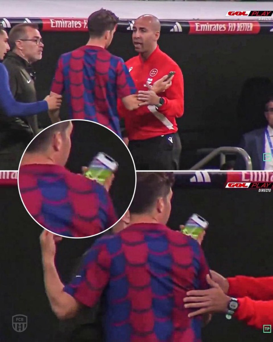Somhiseremfcb's tweet photo. Tenían más imágenes del gol los jugadores que la misma Liga https://t.co/SNVlHCD4yW
