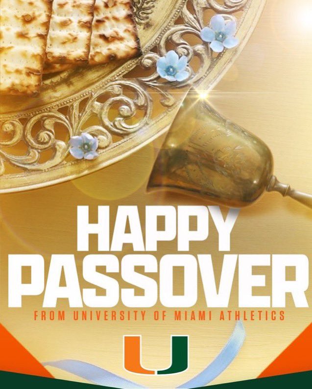 Wishing all of those amongst our ‘Canes family who celebrate, a joyful Passover filled with cherished traditions and moments of togetherness with friends and family.