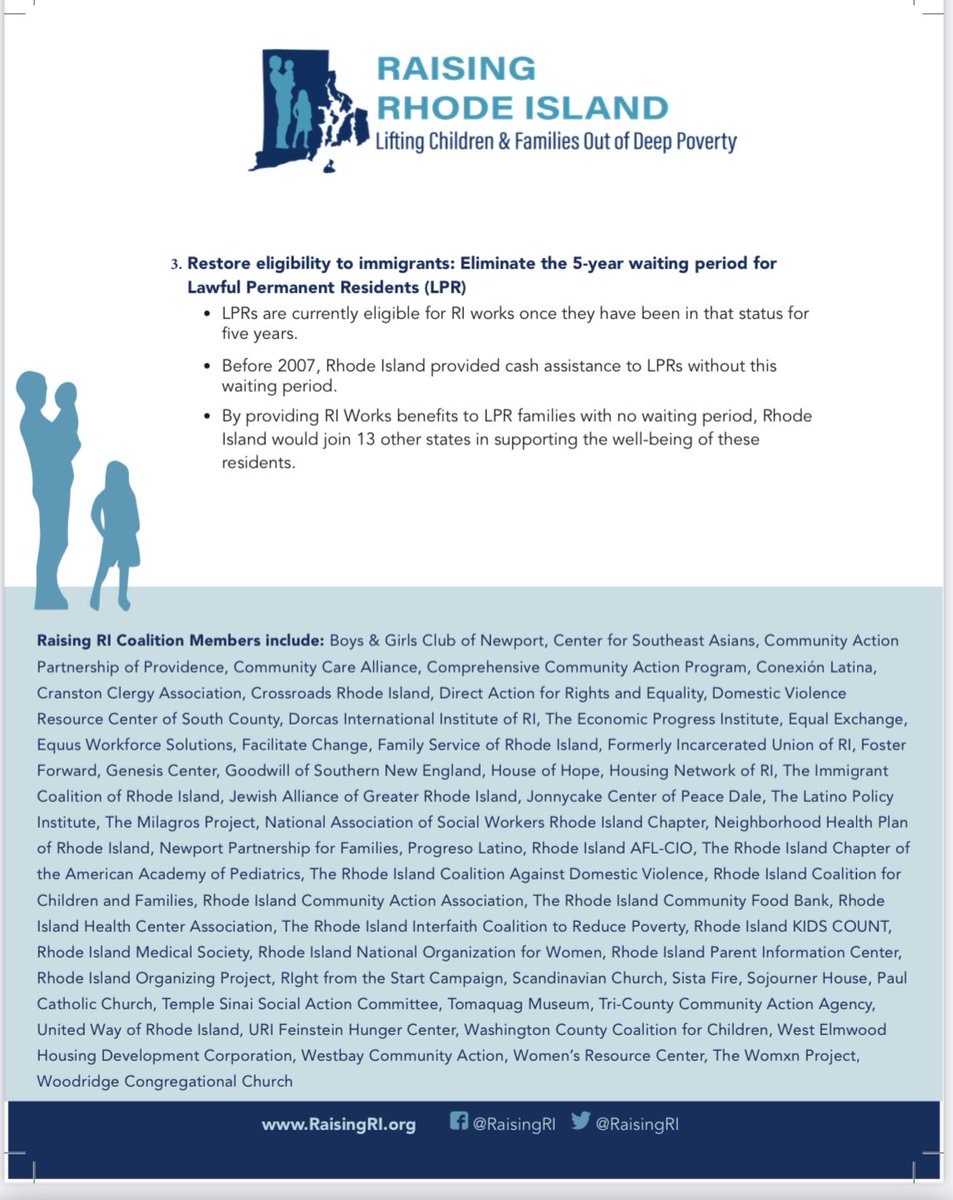 Please join us tomorrow at the RI Statehouse at 4:30 pm in support of @MelissaMurrayRI bill S2337! #liftchildrenoutofpoverty
