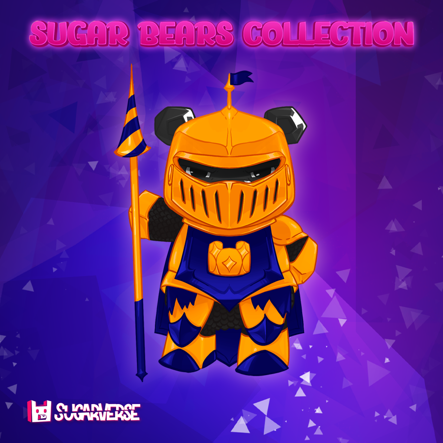 🌟 Meet your knight in candy-coated armor! 🍭⚔️ Ready to defend the sweetness of the realm, Knight Bear brings joy to every adventure. Join the ranks of sweetness with our newest Sugar Bear and embark on epic quests together! 🛡️🐻 sugarverse.io/sugarbearsclub