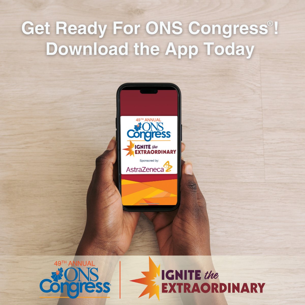 #ONSCongress pro tip: The session schedule can be accessed directly from your ONS Congress app which you can download from the Google Play or Apple App store today.