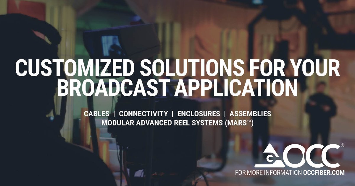 hubs.ly/Q02pwvzP0
#occsolutions #smptesolutions #broadcastsolutions #avsolutions #fiberopticcables #coppercables #connectivity #broadcastenclosures #smpteenclosures #smptecables