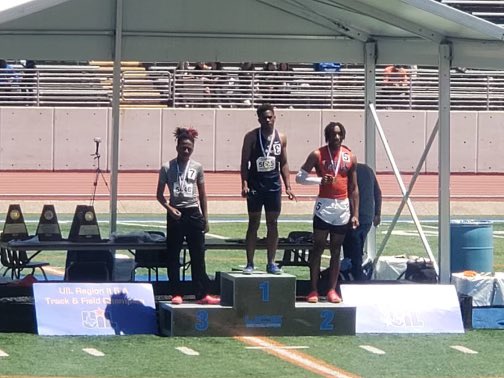 Ja’Marion Twine gets 3rd place in Regional 200 meter dash!