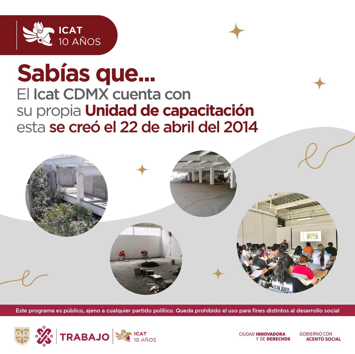 icat_cdmx's tweet photo. ¡Sí, el Icat CDMX tiene su propia Unidad de Capacitación! ✨👩🏻‍🏫 

La encuentras en la alcaldía Gustavo A. Madero 🤩 

En ella realizamos capacitación y procesos de evaluación con fines a la certificación 👀

#10AñosICATCDMX 
#TrabajoEnLaCiudad https://t.co/FXRSmC8pEh