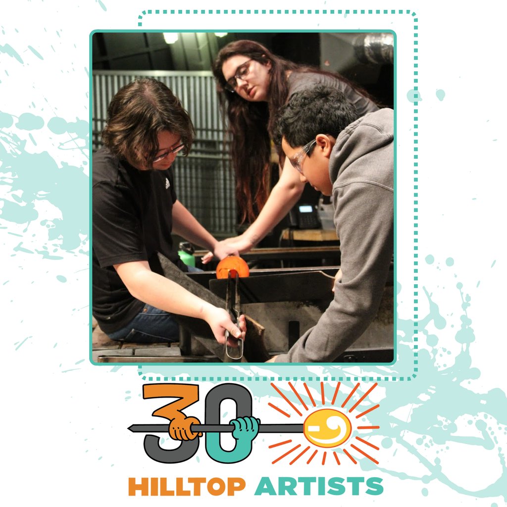 HILLTOP ARTISTS TURNS 30 THIS SUMMER! 'It’s 2024, and as Hilltop Artists celebrates 30 years of building better futures in Tacoma, I am filled with hope for our young people.' Consider making a gift this Spring to empower the next generation of artists—hilltopartists.org/t-give