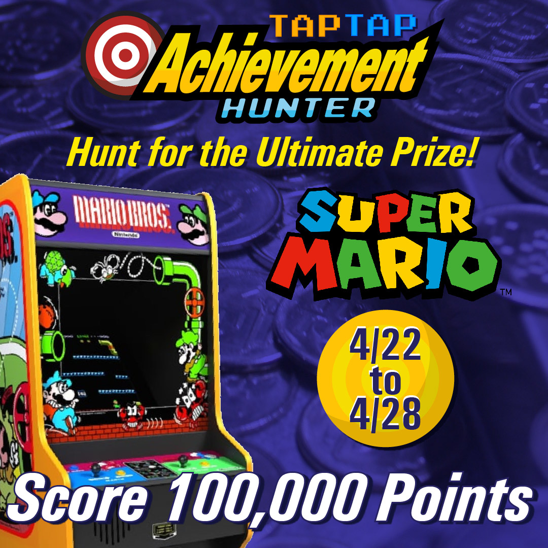 taptapiowacity's tweet photo. π―πΉοΈPlay. Score. Redeem your Prize!
This week's hunt: Super Mario π
Score 100,000 points to win!!
#taptap #doubletap #beercade #downtowniowacity #iowacitypedmall #achievementhunter https://t.co/qhxEn0wQI9