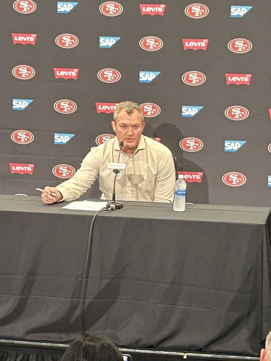 John Lynch on Brandon Aiyuk: “Our wish is that he’s here and a part of the Niners for the rest of his career…we’re having good talks and I’m just going to leave it at that.”