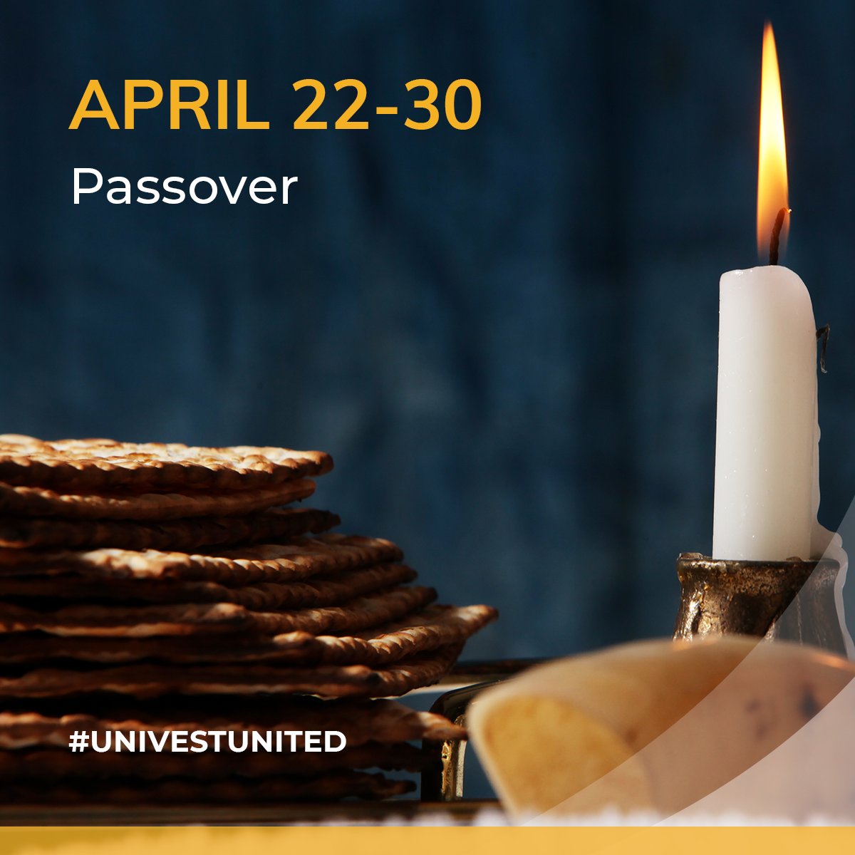 Tonight marks the beginning of Passover and we wish all who celebrate a kosher and joyous holiday. #UnivestUnited