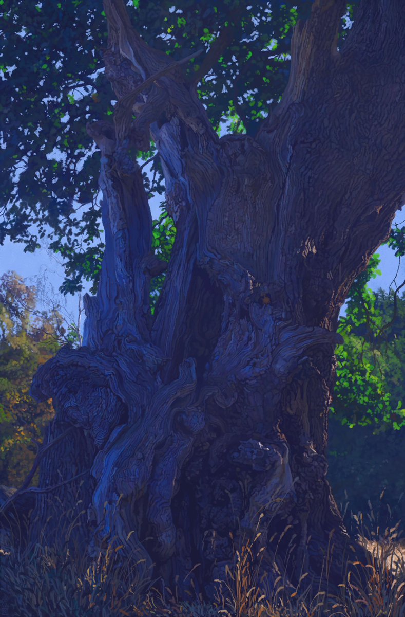 Olwen in Blue 
Digital painting