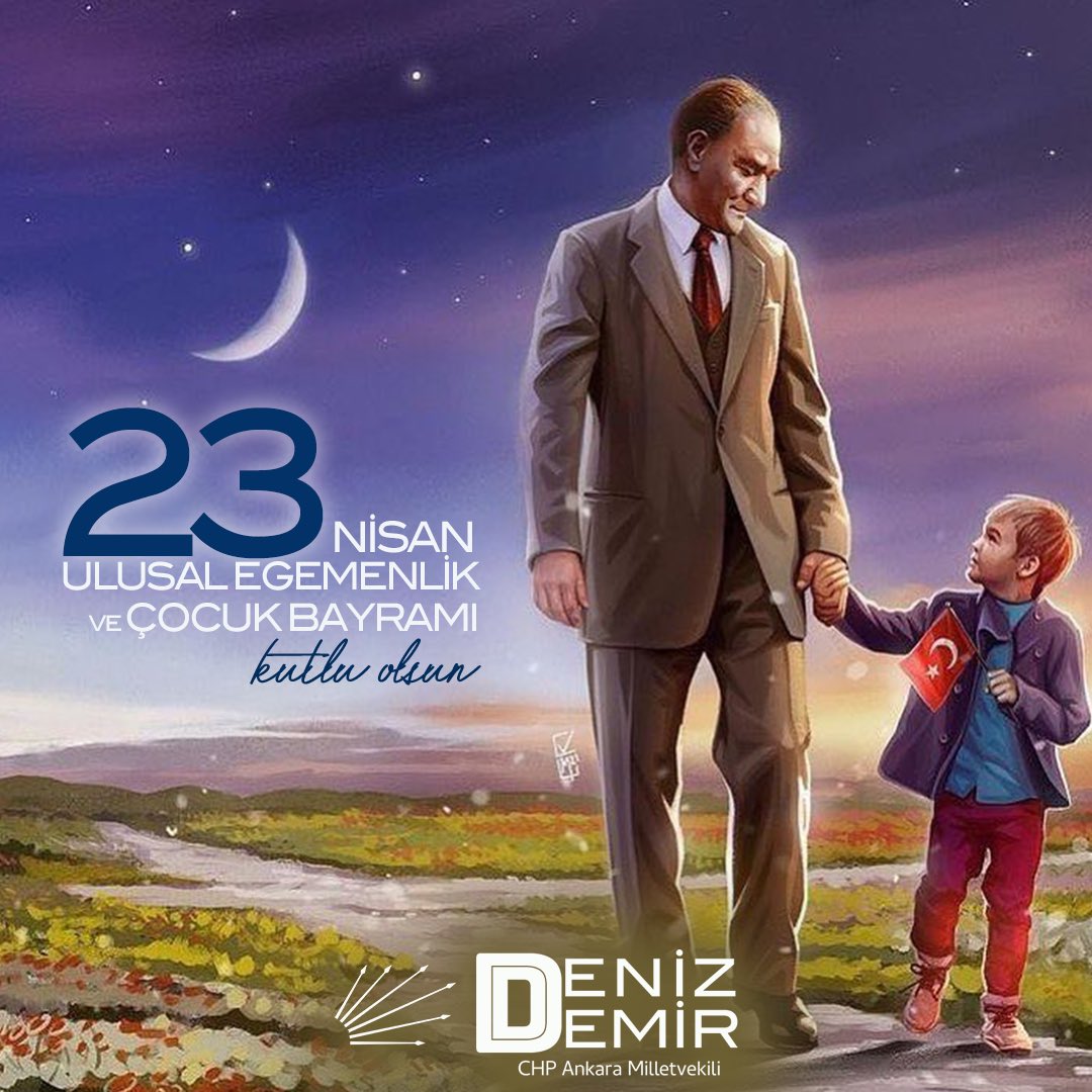 23 Nisan Ulusal Egemenlik ve Çocuk Bayramı’mız kutlu olsun. Bu anlamlı günü çocuklarımıza armağan eden Gazi Mustafa Kemal Atatürk ve yol arkadaşlarını saygı ve minnetle anıyorum.