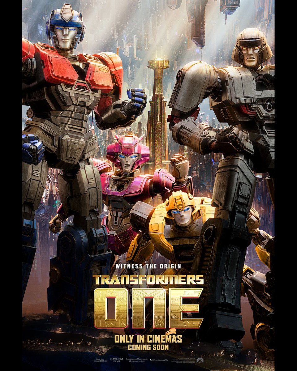 Legends in the making. #TransformersOne – only in cinemas October.