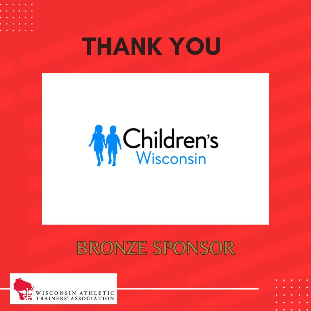 Thank you Children’s Hospital Wisconsin for your support of Wisconsin ATs!

Help Support WATA: buff.ly/3vRLJyu 

#WisconsinATs #WATA #WiscoAT #athletictraining #ATSarehealthcare #begreAT #equALLYATs #essentialtohealthcare #ATimpact