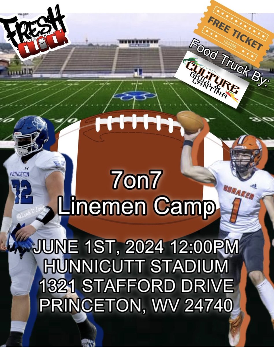 FOTCSports's tweet photo. If you are in the area, make sure you are there! FREE admission for all. COLLEGE SCOUTS in attendance!! #WV #VA https://t.co/BysQXa096D