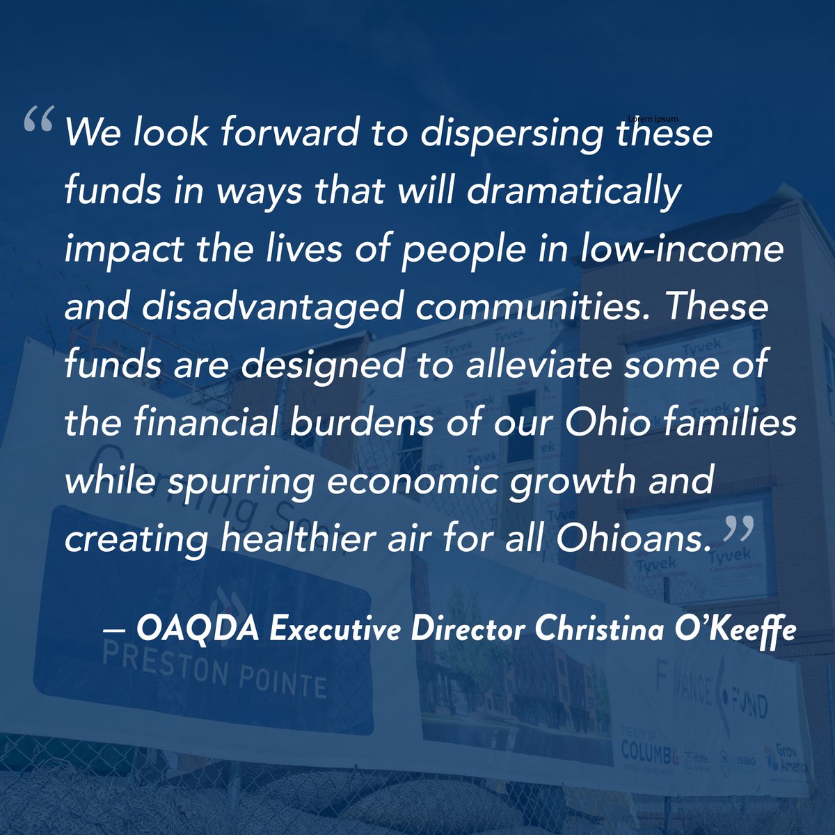 On this #EarthDay, OAQDA, along with our partners at the @OhioEPA, are thrilled to announce for Ohio a new $156 million program for supporting residential solar energy development in underserved communities. bit.ly/3xUTsw8