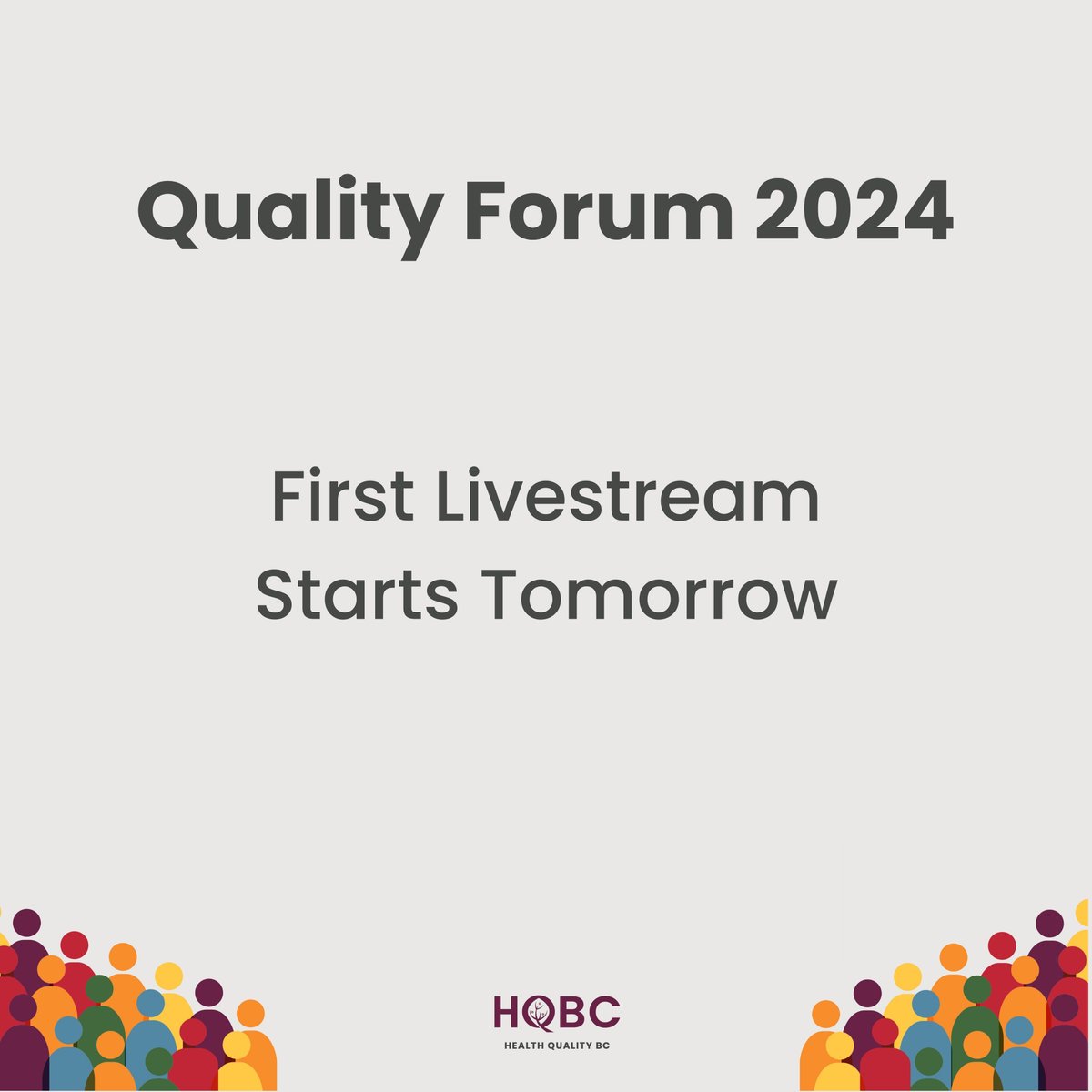 Our first Quality Forum 2024 livestream starts tomorrow night, April 23, at 1900 PST. Check out the full schedule here: ow.ly/cVmv50Rk3JS #QF24