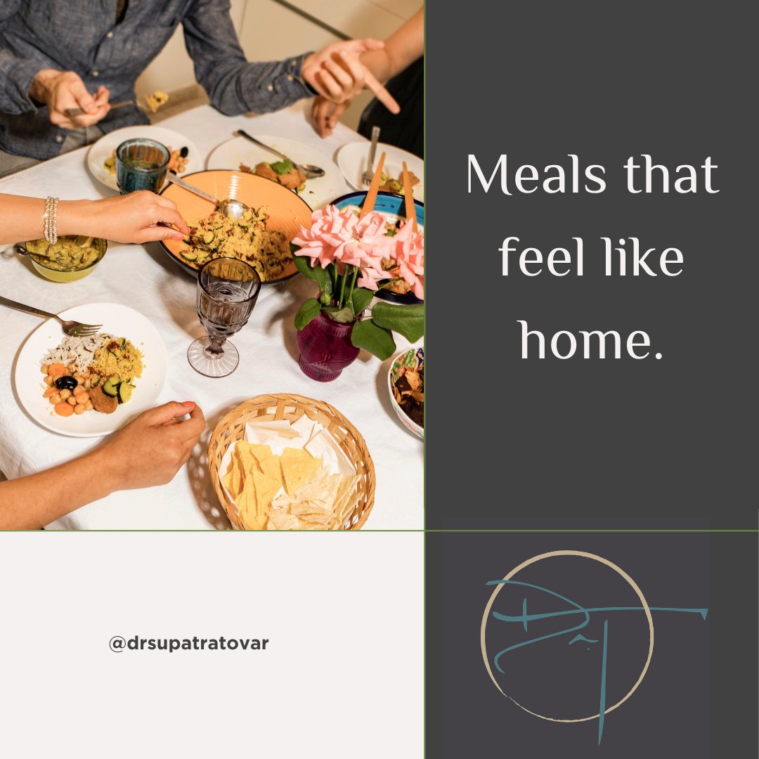 Sharing home-cooked meals with loved ones enriches life with simple joys and deep connections. #FamilyMeals #SimpleJoys #MindfulEating #drsupatratovar #drtovar #supatratovar #drt #NutrionalPsychology