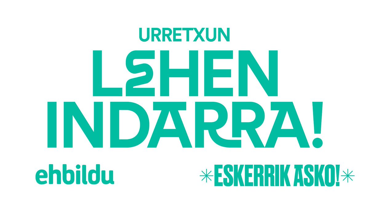 EHbildurretxu's tweet photo. URRETXUN LEHEN INDARRA GARA!😊
Hauteskundeak irabazi ditugu  1353 botoekin. Ezker soberanistak herrian izan dituen emaitza onenak izan dira hauek. 
Gaur, zuen babes eta indarrari esker, herri honen alde lanean jarraituko dugu!
Aldaketa martxan da eta geldiezina da.

Al tajo!💪🏼 https://t.co/GwsjJVRlrx