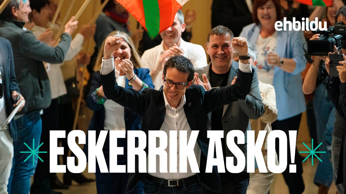 EHbildurretxu's tweet photo. URRETXUN LEHEN INDARRA GARA!😊
Hauteskundeak irabazi ditugu  1353 botoekin. Ezker soberanistak herrian izan dituen emaitza onenak izan dira hauek. 
Gaur, zuen babes eta indarrari esker, herri honen alde lanean jarraituko dugu!
Aldaketa martxan da eta geldiezina da.

Al tajo!💪🏼 https://t.co/GwsjJVRlrx