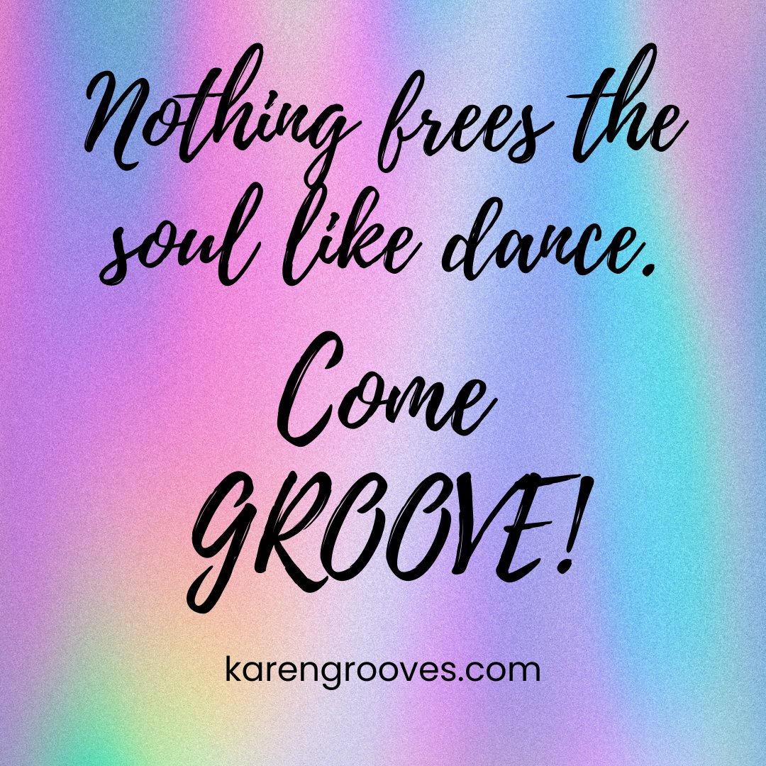 Let it all go. Groove is about dancing the way your body moves! #danceclass #eastbaydance #oakland #dancelife #groovewithkaren #communitydance #groove #glenview