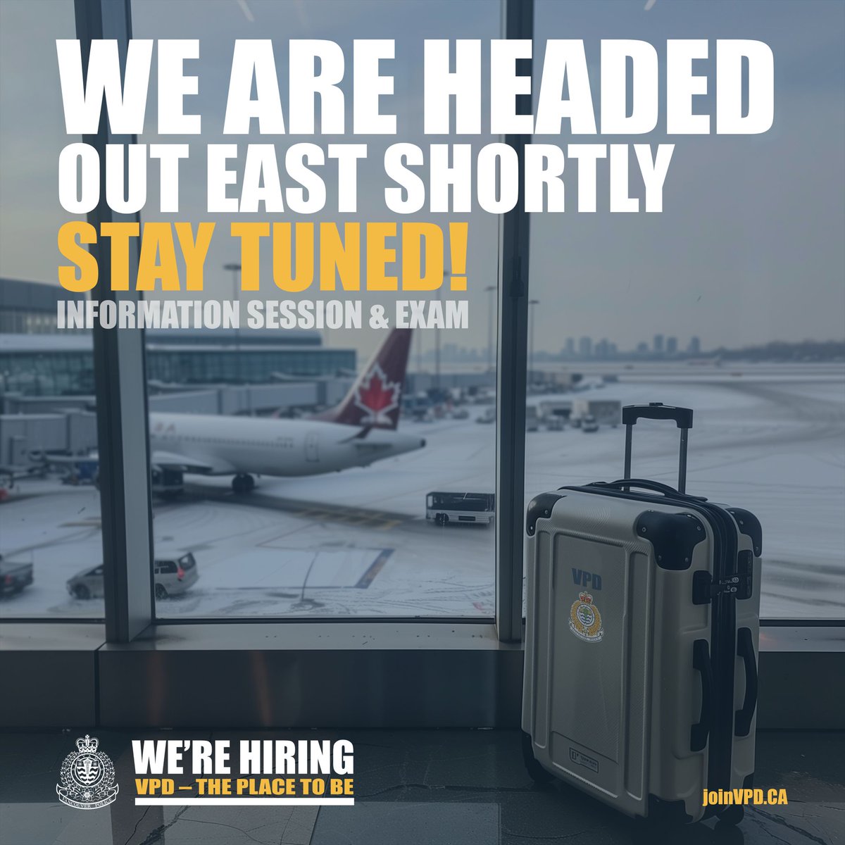 Our recruiters will be headed out to Ottawa and Montreal at the end of May! Stay tuned to our social media platforms to find out where we will be! #JoinVPD #Montreal #Ottawa @VancouverPD