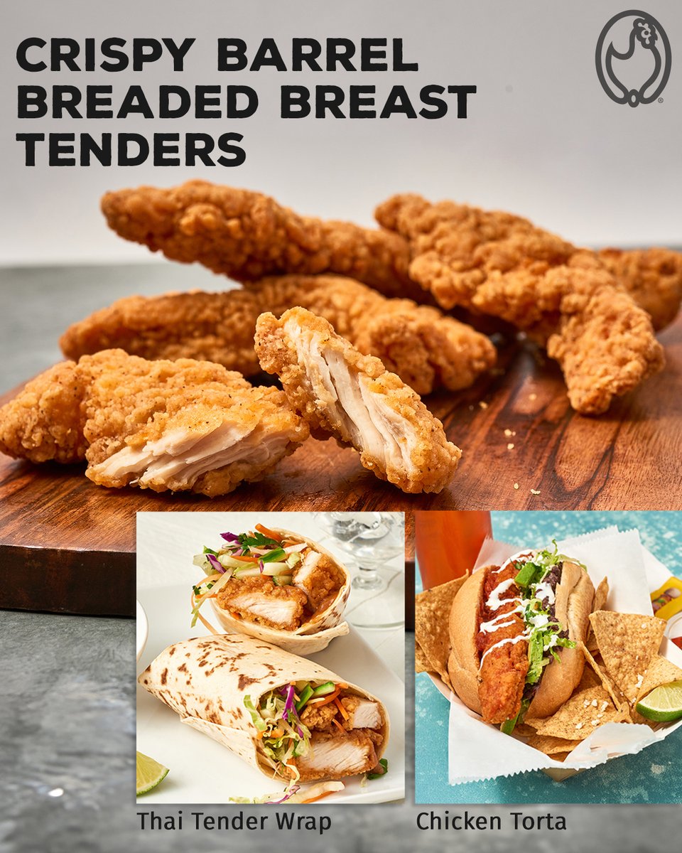 Are you serving our new Barrel-Breaded Breast Tenders? Get multiple uses out of one SKU with these tasty ideas!
Learn more about our latest chicken tender option: ow.ly/TXya50Rly4g