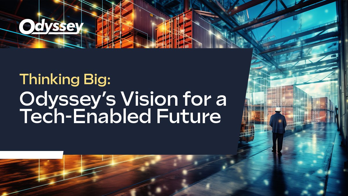 Odyssey's vision for a tech-enabled future: Our CIO, Maneet Singh, shares our 'five-part roadmap for AI-readiness and technological resilience designed to develop proactive strategies for company-wide tech stewardship.' bit.ly/3JqyU14 #odysseylogistics  #technology