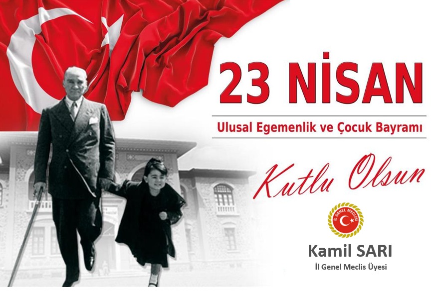 23 Nisan Ulusal Egemenlik ve Çocuk Bayramımız kutlu olsun.