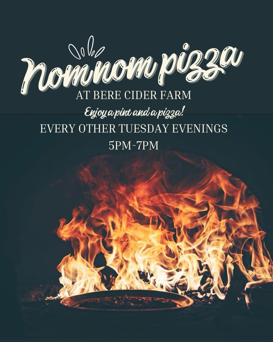 BereCiderCo's tweet photo. THIS WEEK AT BERE CIDER:
TUES 23RD NOM NOM PIZZA WILL BE HERE SERVING TASTY WOOD FIRED PIZZA
WED 24TH THE FIRST LANGPORT BIKE NIGHT 6PM-9PM WITH HOT FOOD AVAILABLE! 
#WhereItsTo  #tuesdaynight #pizzatuesday #pizzaandpints #food #takeawayfood #alternatetuesday #langportbikenight https://t.co/7J8oSba0NY