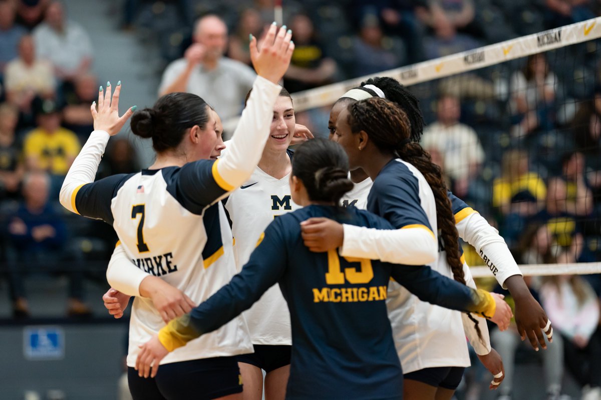 umichvball tweet picture