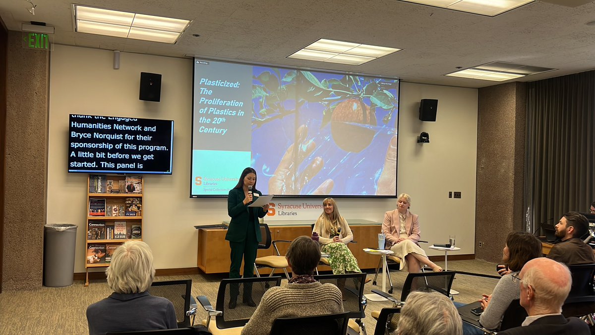 “The Afterlives of #Plastics” panel discussion hosted by #SpecialCollections Research Center happening today on #EarthDay.