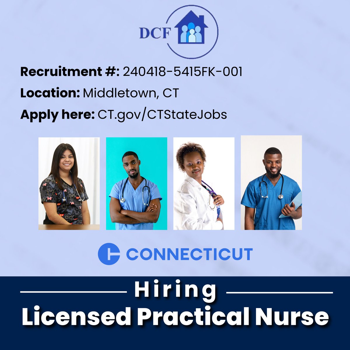 The Connecticut State Department of Children & Families (@CTDCF) is hiring an LPN in Middletown. Learn more & apply here: jobapscloud.com/CT/sup/bulprev… #CTCareers #LPN