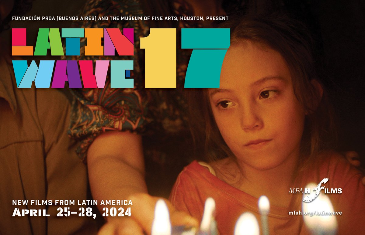 The 17th annual edition of Latin Wave: New Films from Latin American runs this week, April 25—28 at @MFAH, screening ten films from Argentina, Brazil, Chile, Colombia, Mexico and Paraguay and featuring three guest directors. mfah.org/calendar/serie…
