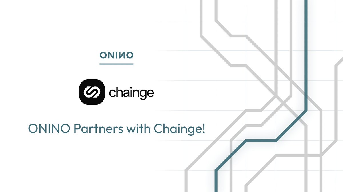 @onino_io has made a huge step forward by going cross-chain with the @FinanceChainge partnership. You can now easily buy your desired $ONI token with ETH. This makes the asset easy accessible. Gone are the days of using $BNB. But there's more to it! ONINO is shipping