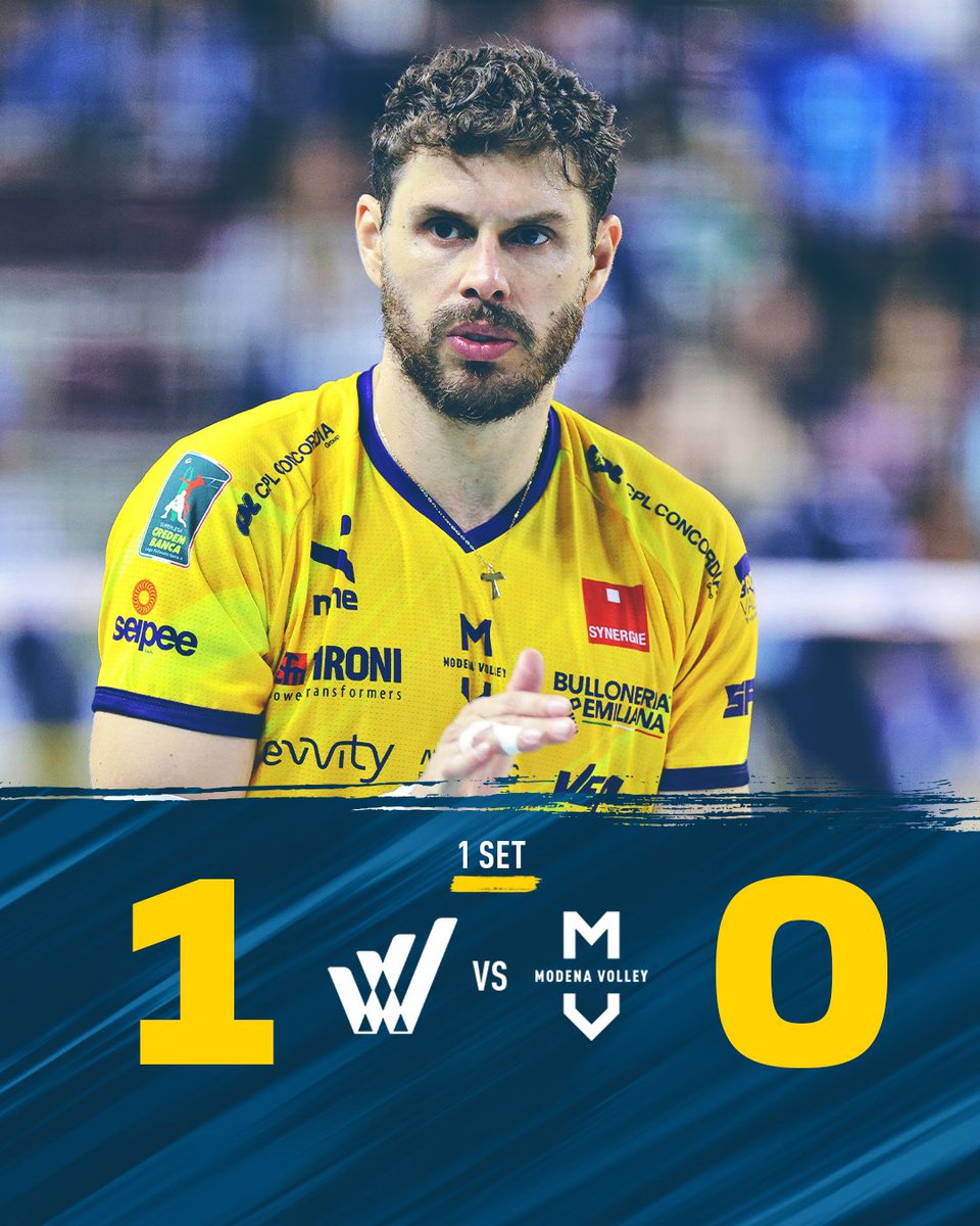 modenavolley's tweet photo. Verona 25 - Modena 22
#modenavolley #since1966 #VeronaModena https://t.co/YscDoJ8DXJ